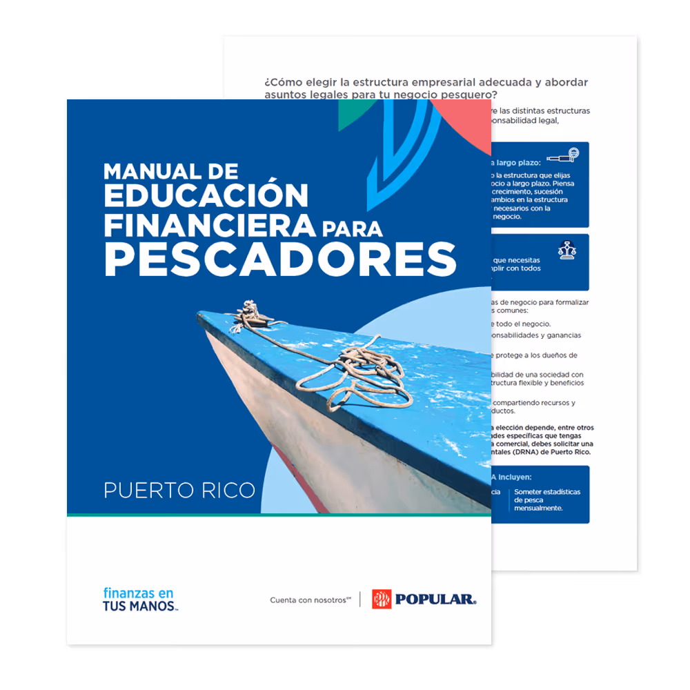 Imagen de documento, manual pescadores